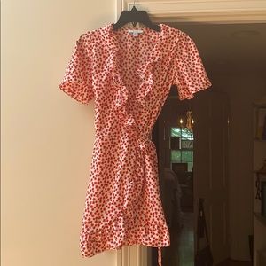 Top Shop Floral Wrap Dress
